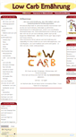 Mobile Screenshot of low-carb-ernaehrung.de